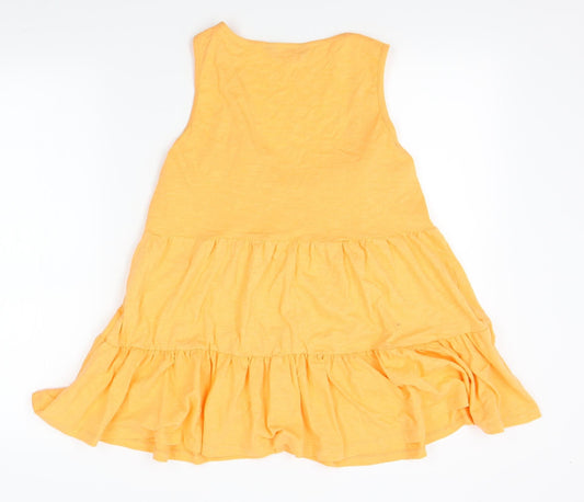 F&F Womens Orange Basic Blouse Size 12