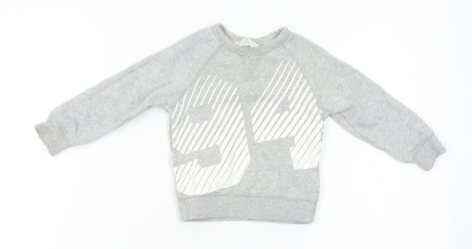 H&M Baby Grey Pullover Jumper Size 18-24 Months