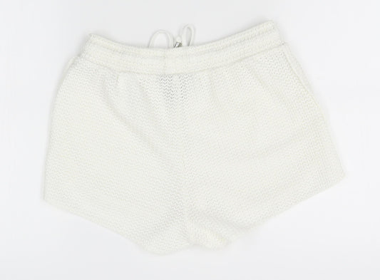 H&M Womens White Mom Shorts Size XS