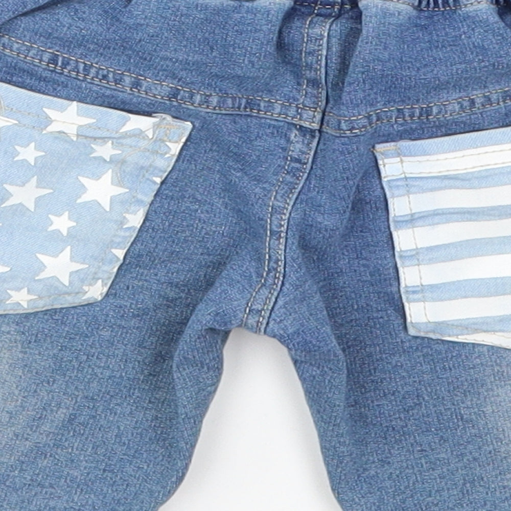 Super Brother Boys Blue Denim Cropped Jeans Size 18-24 Months - University A