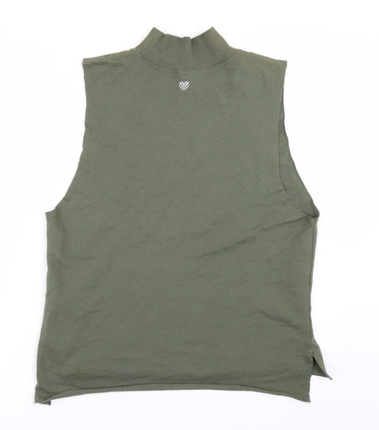 FOREVER 21 Womens Green Basic T-Shirt Size M