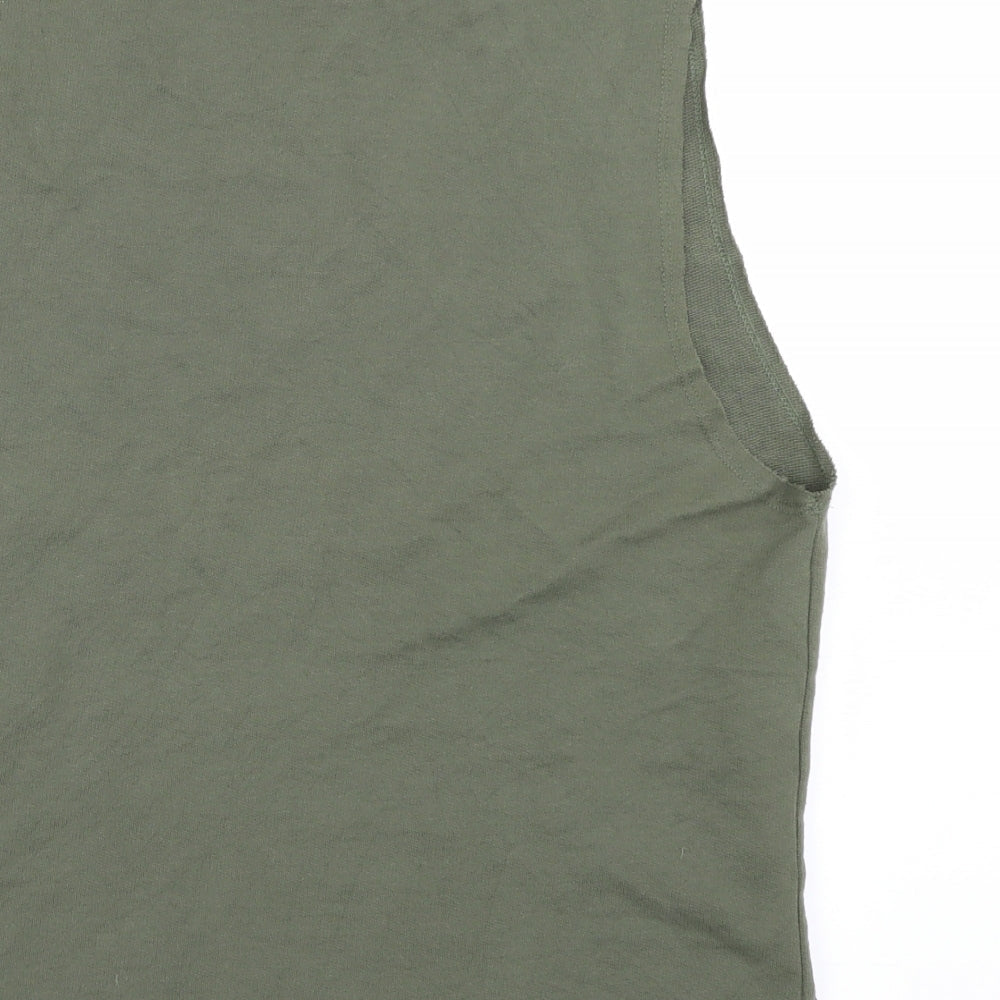 FOREVER 21 Womens Green Basic T-Shirt Size M