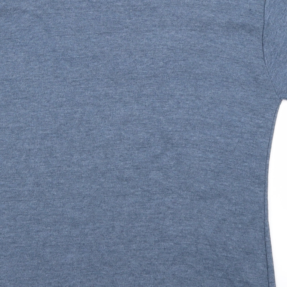 Fan Shirt Womens Blue Basic T-Shirt Size L