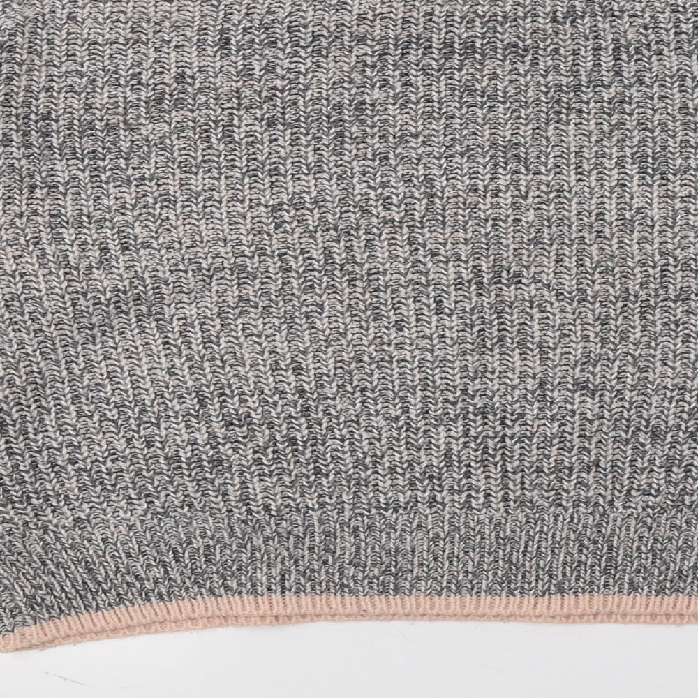 Topshop Womens Grey Knit Pullover Jumper Size 10