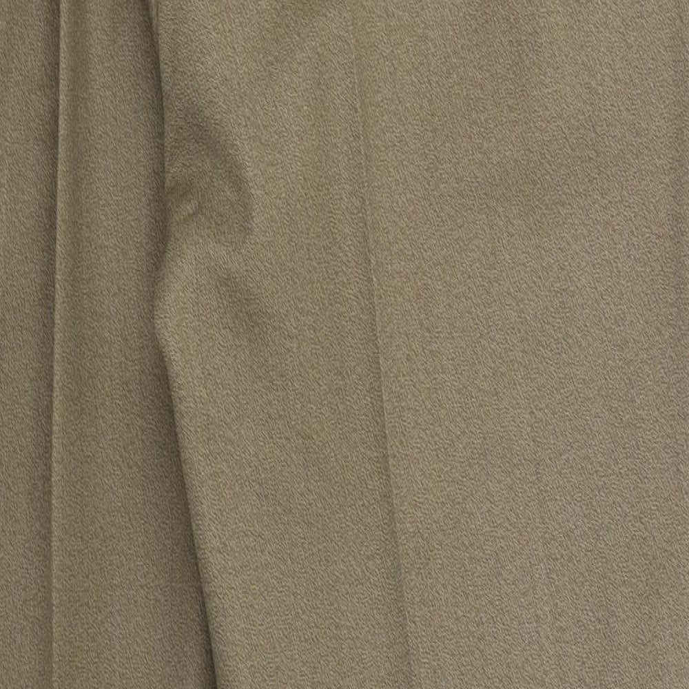 Stanford Mens Brown Trousers L28 in