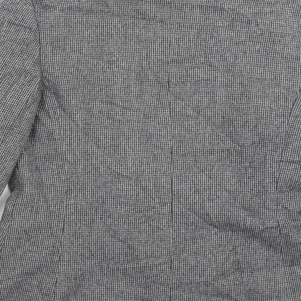 Womens UK Size 12 Preworn Regular Grey Blazer