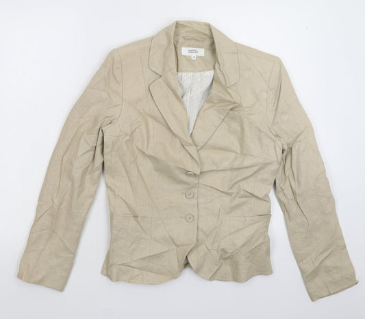 Womens UK Size 10 Marks and Spencer Regular Grey Blazer