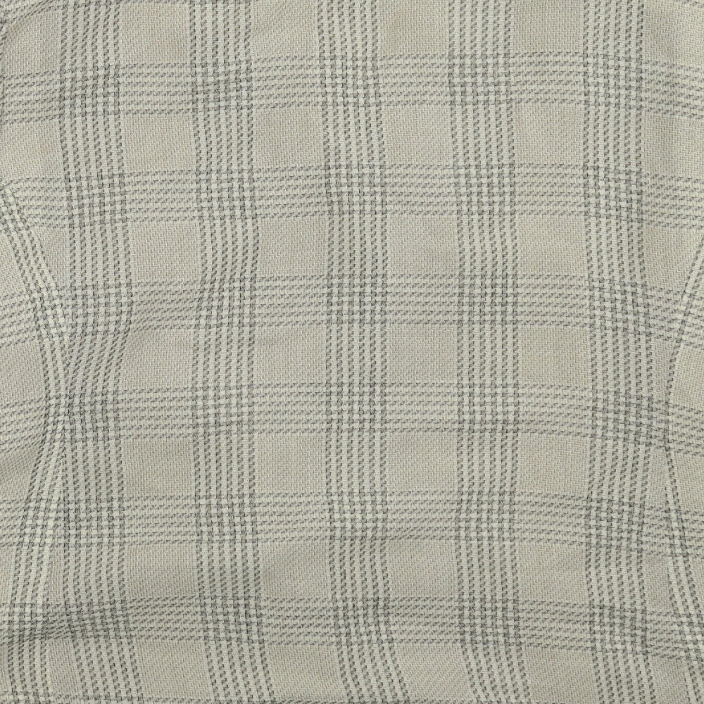 St Michael Womens Beige Check  Jacket Suit Jacket Size 14