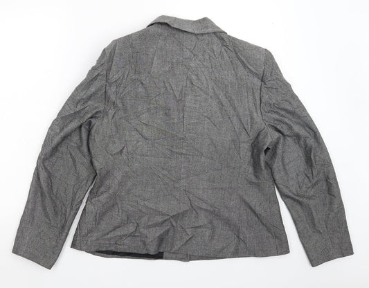 Marks and Spencer Womens Grey   Jacket Suit Jacket Size 16