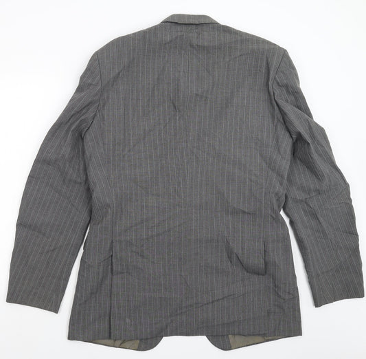 Mens UK Size 40 Mr Harry Regular Grey Suit Jacket