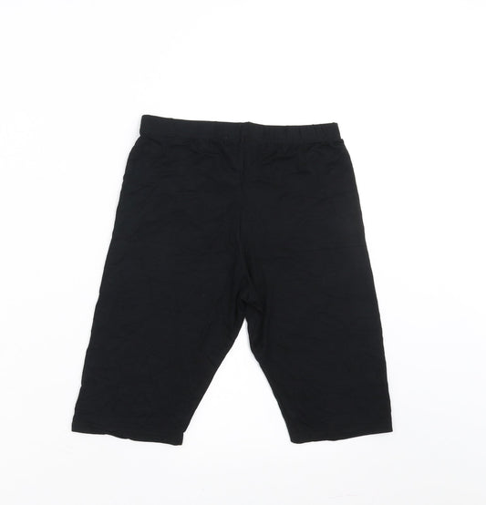 I SAW IT FIRST Womens Black   Biker Shorts Size 8