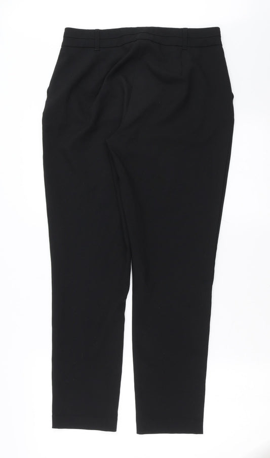 New Look Womens Black Trousers Size 12 L28 in