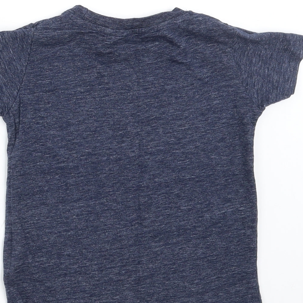NEXT Baby Blue Basic T-Shirt Size 12-18 Months - Stars and Stripes