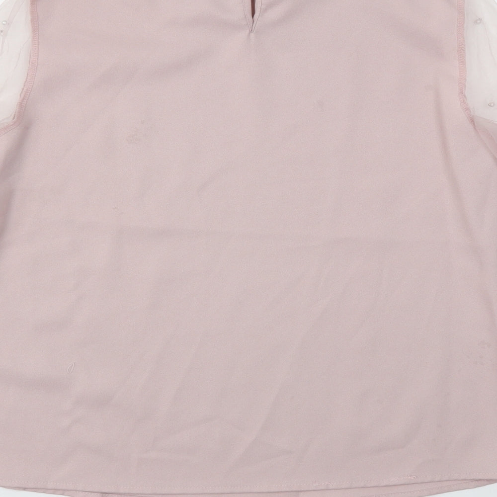 SheIn Womens Purple Basic Blouse Size M