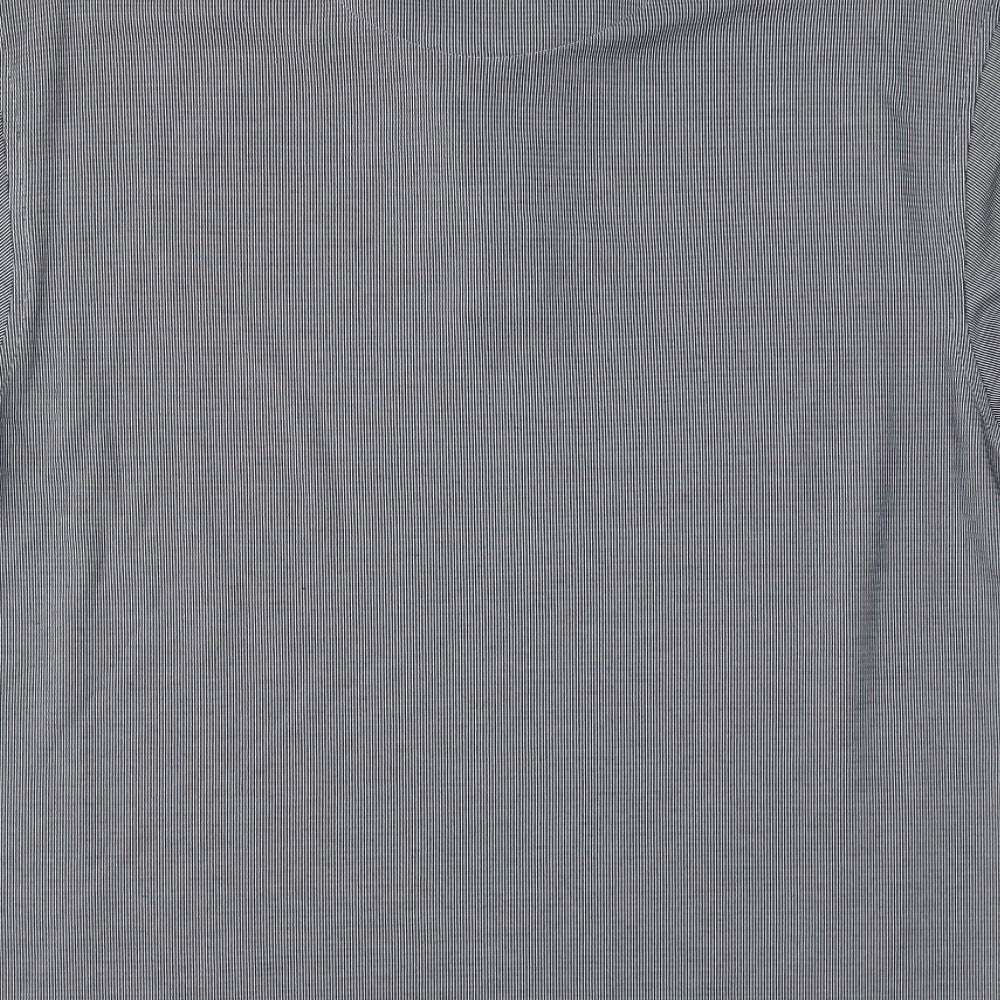 ARMANDO Mens Grey Polo Size S