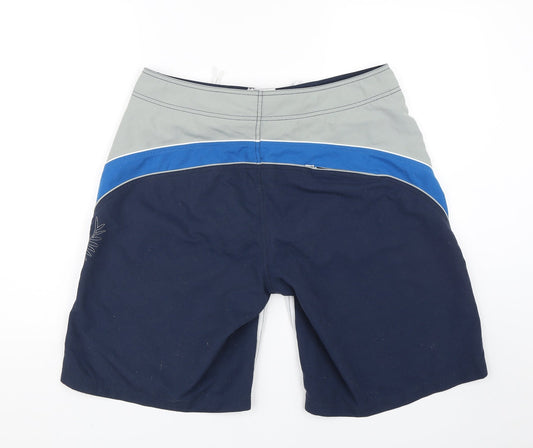 denimseventythree Mens Multicoloured Floral Bermuda Shorts Size M