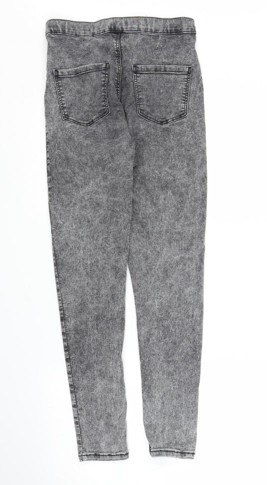 Topshop Womens Grey Denim Jegging Jeans Size 30 in L27 in