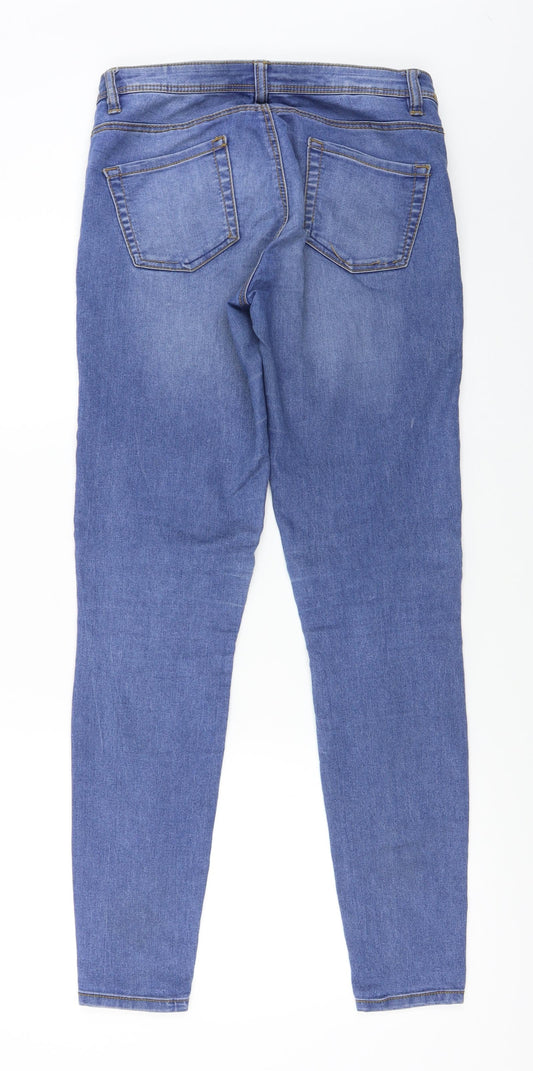 denim co Womens Blue Skinny Jeans Size 10 L26 in