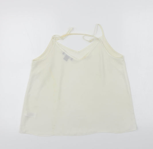 Primark Womens White Basic T-Shirt Size 12