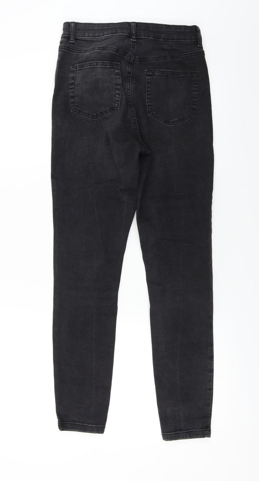 denim co Womens Black Skinny Jeans Size 10 L23 in