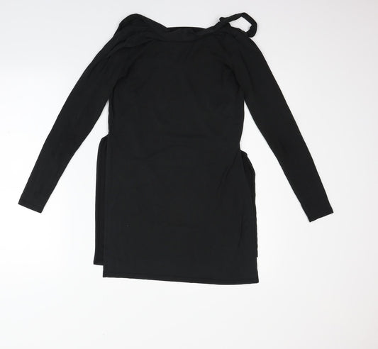 River Island Womens Black T-Shirt Dress Size 6