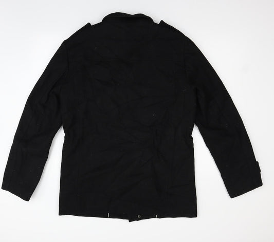 Linea Womens Black Jacket Coat Size M