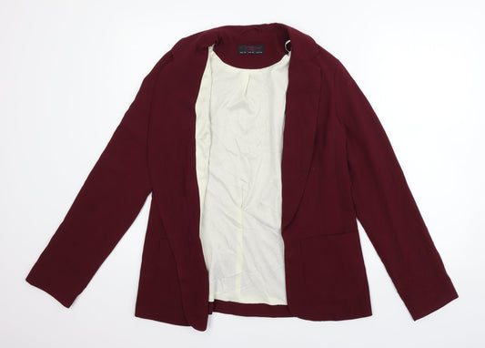Womens UK Size 10 New Look Regular Purple Blazer