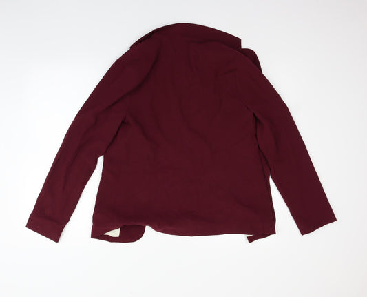 New Look Womens Purple Jacket Blazer Size 10