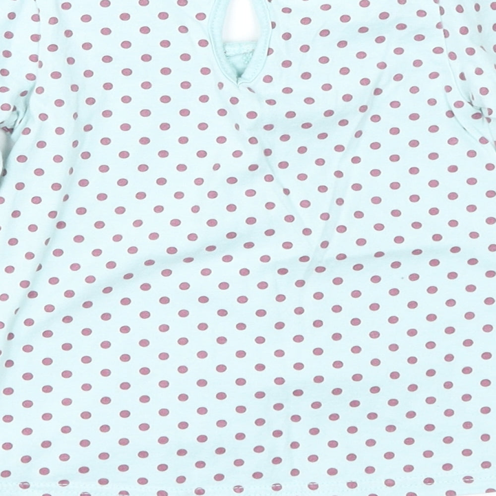 NEXT Girls Green Polka Dot Fit & Flare Size 3-6 Months
