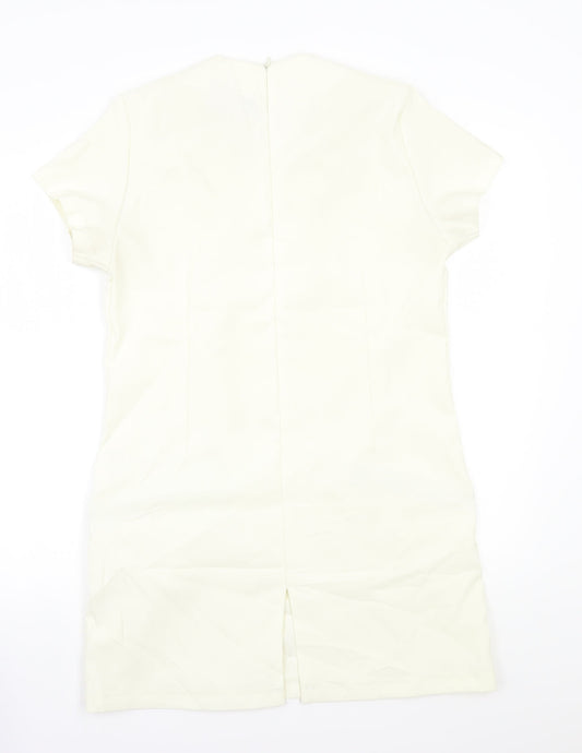 Style Womens White A-Line Size 10
