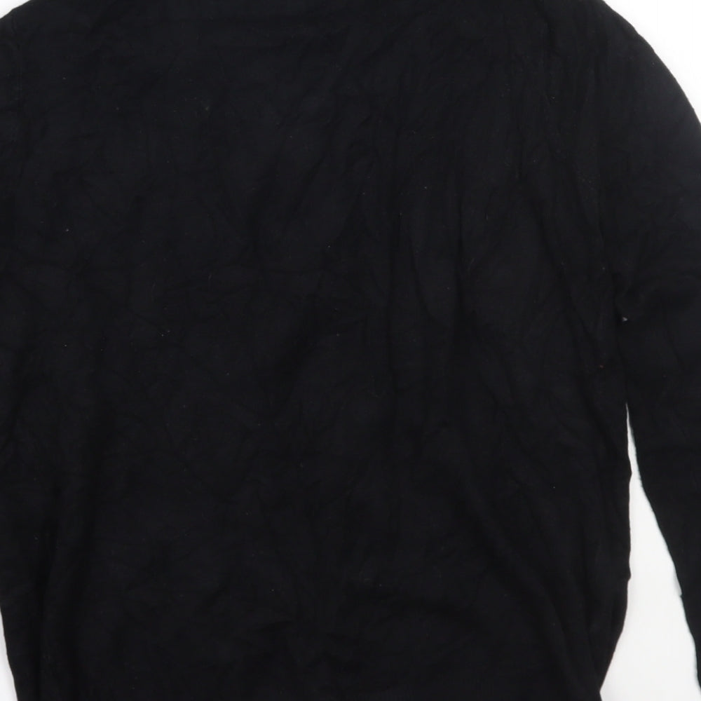 Zara Womens Black Cardigan Jumper Size S