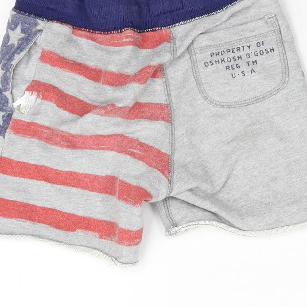 Oshkosh Boys Grey Bermuda Shorts Size 3 Years