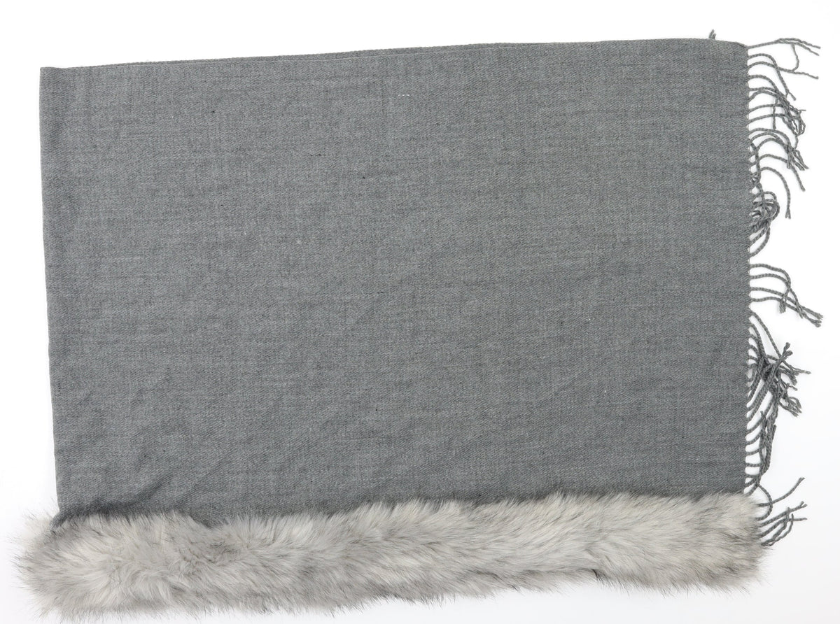 Preworn Womens Grey Shawl/Wrap