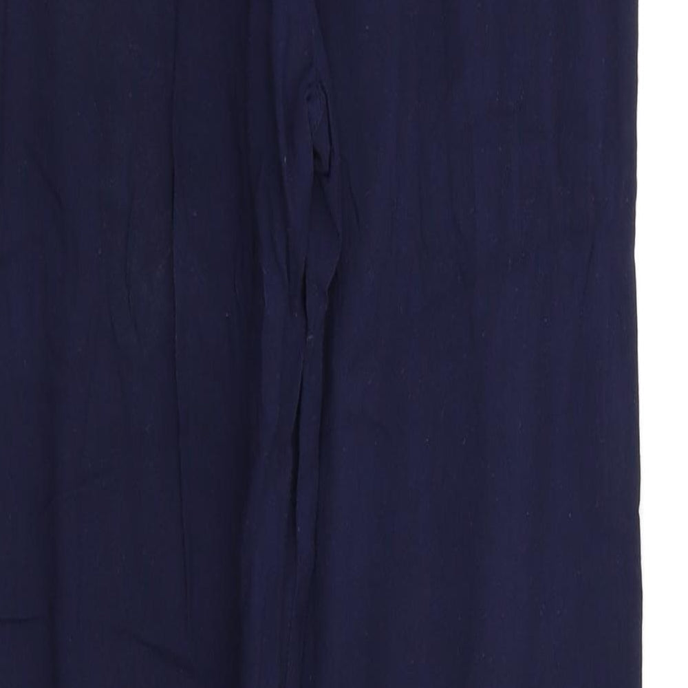 Primark Womens Blue Trousers Size 8 L25 in