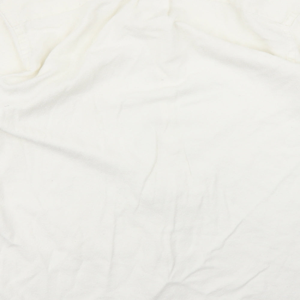 H&M Mens White Polo Size XL