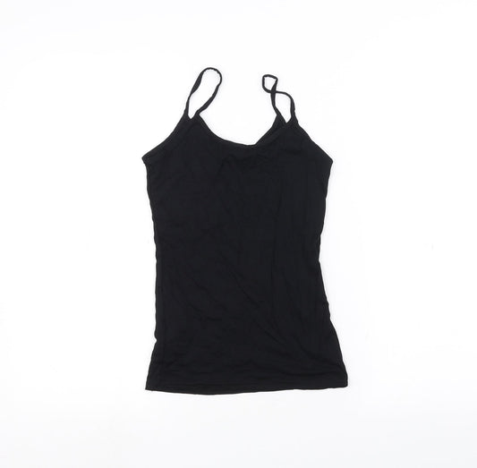 I SAW IT FIRST Womens Black Basic T-Shirt Size 8