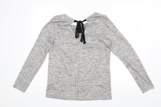 Primark Womens Grey Basic Blouse Size 6