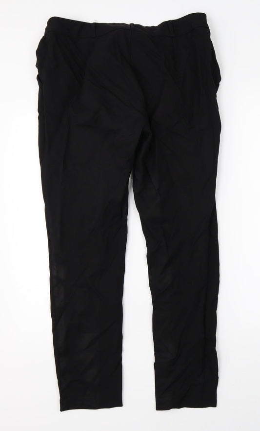 New Look Womens Black Dress Pants Trousers Size 14 L28 in