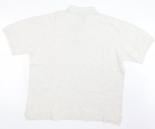 George Mens Grey Polo Size XL