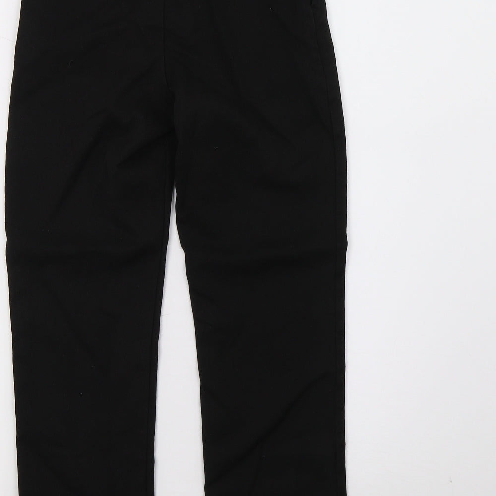 George Boys Black Trousers Size 6-7 Years