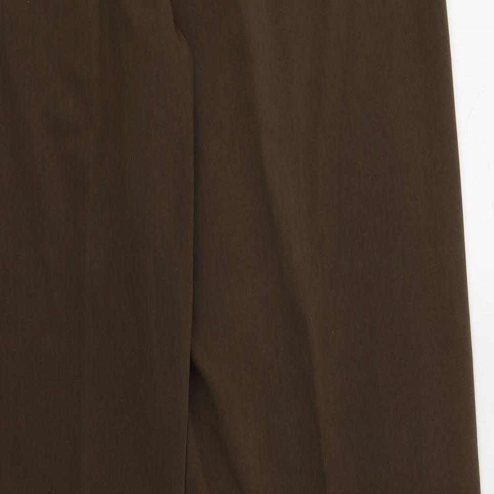 St Bernard Womens Brown Trousers Size 14 L30 in
