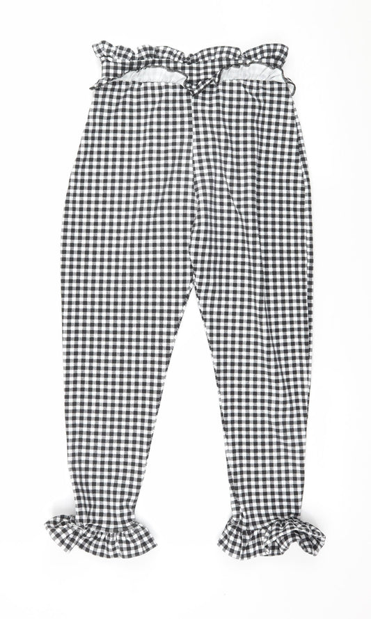 Womens UK Size 8 PRETTYLITTLETHING Regular Fit Grey Trousers