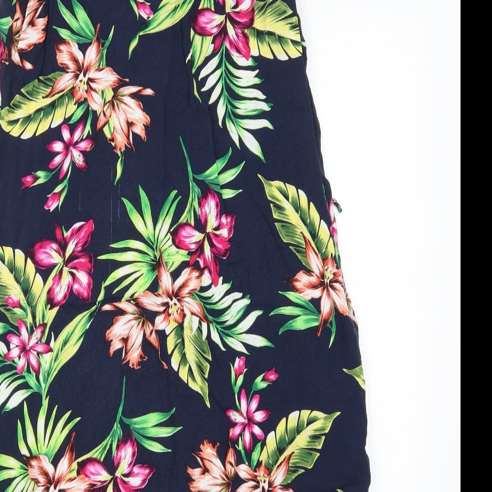 F&F Womens Blue Floral Sheath