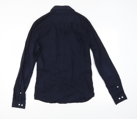 ASOS Mens Blue Button-Up Size M