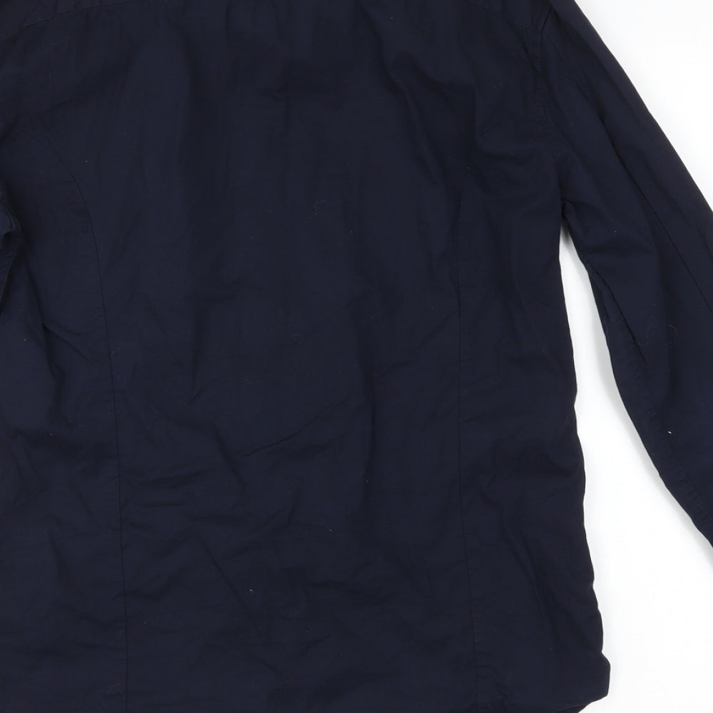 ASOS Mens Blue Button-Up Size M