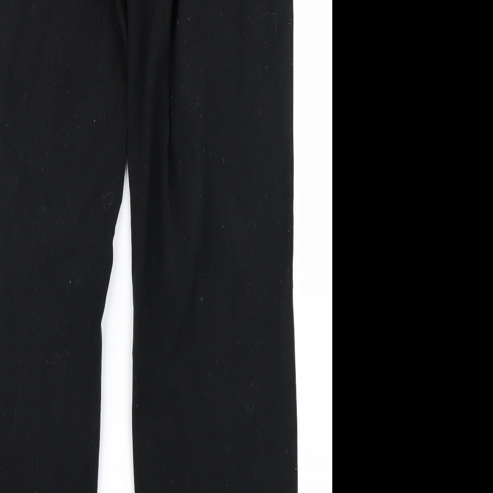 Womens UK Size 12 Marks & Spencer Regular Fit Rain Trousers Black Trousers
