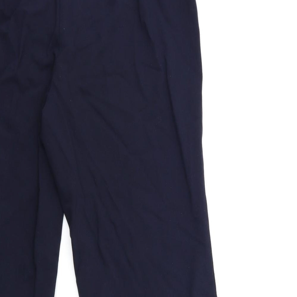 Womens UK Size 30 in Preworn Regular Fit Blue Trousers
