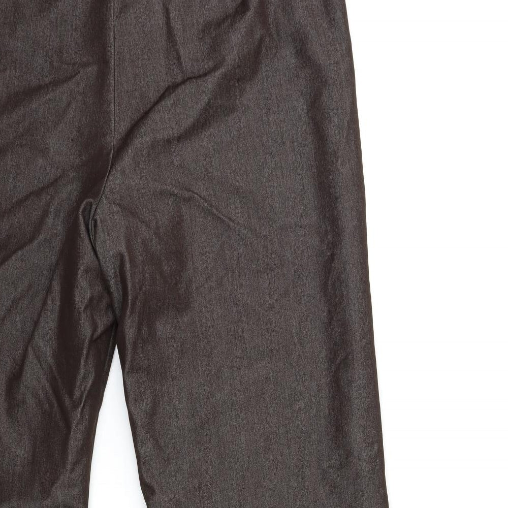 Studio Womens Brown Trousers Size 16 L34 in