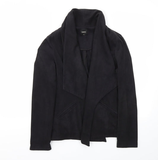 Womens UK Size M Oasis Regular Black Blazer