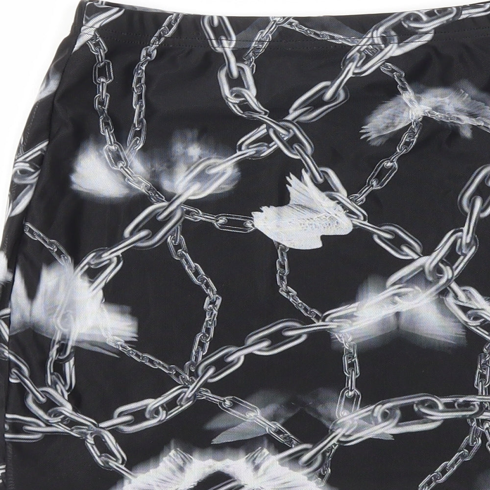 SheIn Womens Black A-Line Skirt Size XS - Stretch waistband